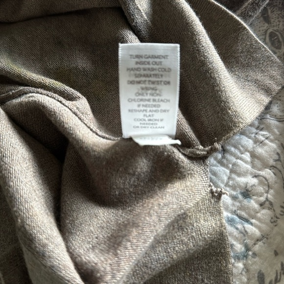 J.Jill silk/Cashmere blend sweater Womens L lightweight Boho Artsy Art to wear - Picture 8 of 11